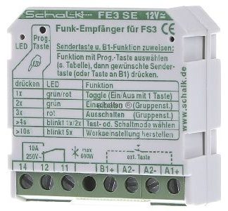 Беспроводной одноканальный приемник-переключатель, 18,5 мм - радиоприемник FE3 SE 433,92 МГц (...