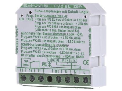Радиоприемник с логическим преобразователем 1. 10A 230VAC FV2 EL