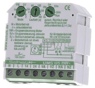 Управление открытием/закрытием, 230 В переменного тока, 2НО, 10 А UMS U5 (230 В переменного тока)