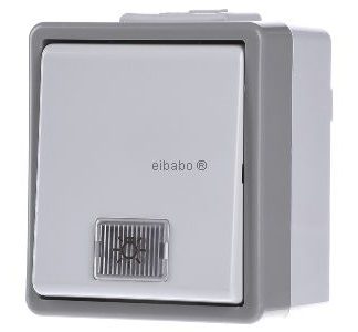 Кнопка Delta Surface Button - однополюсная (нормально разомкнутая) серая 5TD4705