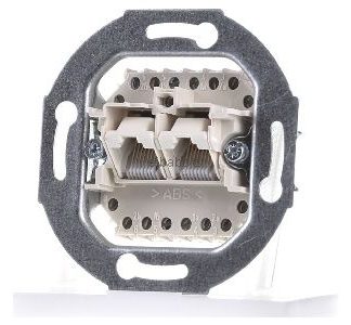 Вставка для устройства 2x8p. - RJ45 8 (8) Разъем для передачи данных 5TG2406