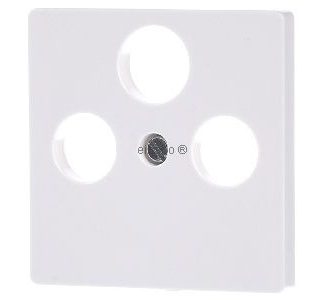 Крышка системы Delta i. 3 отверстия для ТВ/РЧ/СПУТНИКОВОГО ВИДЕО - Центральная крышка 5TG2548-2