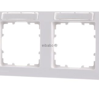 Двойная рамка 151x80 мм ti/ws - двусторонняя рамка белого цвета 5TG2552-1