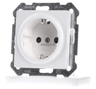 Розетка Schuko Delta I, система BRS - электрическая розетка 5UB1518-0KK
