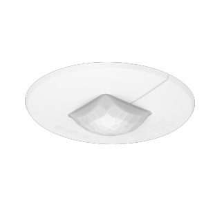 Установка потолочного датчика присутствия - ИК-датчик присутствия QuattroMICRO6mGST 3 м