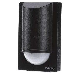 Инфракрасный датчик движения с 2 пиродатчиками - Полный датчик движения 180° черный IS 2180-2 sw