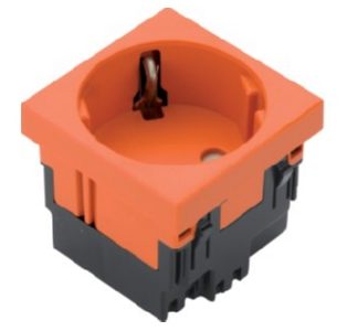 Розетка Schuko Mosaic 1x 45x45 - электрическая розетка ESR133 или