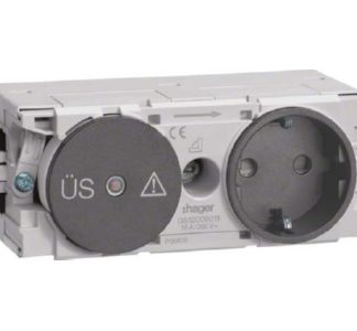 Розетка и защитный колпак Wago C-профиль glsw - Защитный контакт для вилки и розетки, черный GS12009011