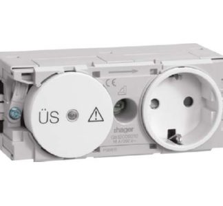 Розетка + тонкая белая защита от проникновения света - Вилка GS12009016