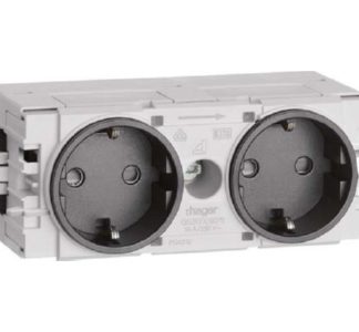 Розетка 2x gs C-профиль - электрическая розетка GS2000 gsw