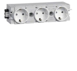 Тройная розетка, белая - Вилка GS30009016