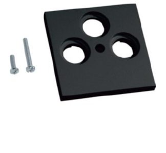 Центральное стекло для ТВ/спутника, тройное, серое/черное - Центральная крышка для спутникового ТВ GZSAT3A9011