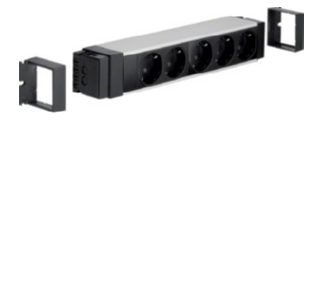 Соединительный блок 5xSTD черный, - Настольный разъем NRS0005B00