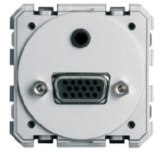 Розетка SUB-D15 45x45 мм, например, базовый элемент WXF641