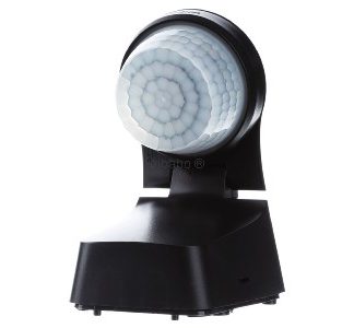 Датчик движения TheLuxa S360 BK, степень защиты IP55, черный, угол обзора 360 градусов, максимальное расстояние обнаружения 12 м.