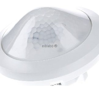 Датчик движения белого цвета, максимальный угол обзора 360 градусов, поверхностный монтаж 8 м - Полный комплект датчика движения 0 ... 360 ° белый...