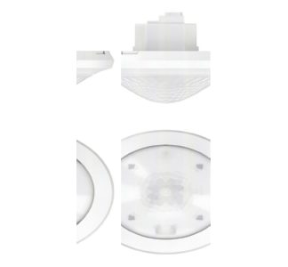 Потолочный монтаж датчика присутствия DALI - датчик присутствия 360° 12 м theRondaP360DALI2HCL