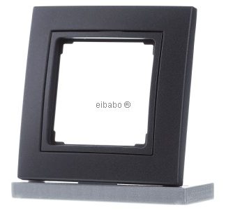 Рамка настенного передатчика EWFS/WMS, антрацитовый цвет - односекционная рамка, антрацитовый цвет 2023966